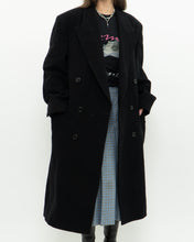 Load image into Gallery viewer, Vintage x Made in Canada x Black Wool &amp; Cashmere Trench (S-L)