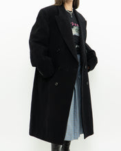 Load image into Gallery viewer, Vintage x Made in Canada x Black Wool &amp; Cashmere Trench (S-L)