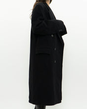 Load image into Gallery viewer, Vintage x Made in Canada x Black Wool &amp; Cashmere Trench (S-L)