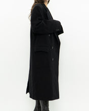 Load image into Gallery viewer, Vintage x Made in Canada x Black Wool &amp; Cashmere Trench (S-L)