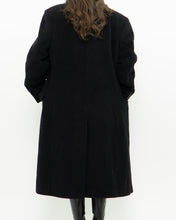 Load image into Gallery viewer, Vintage x Made in Canada x Black Wool &amp; Cashmere Trench (S-L)