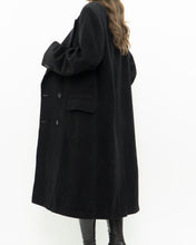 Load image into Gallery viewer, Vintage x Made in Canada x Black Wool &amp; Cashmere Trench (S-L)