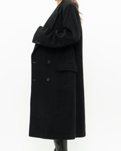 Load image into Gallery viewer, Vintage x Made in Canada x Black Wool &amp; Cashmere Trench (S-L)