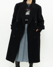 Load image into Gallery viewer, Vintage x Made in Canada x Black Wool &amp; Cashmere Trench (S-L)