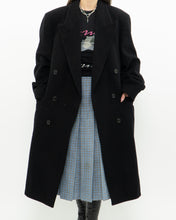 Load image into Gallery viewer, Vintage x Made in Canada x Black Wool &amp; Cashmere Trench (S-L)