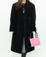 Load image into Gallery viewer, Vintage x Made in Canada x Black Wool &amp; Cashmere Trench (S-L)