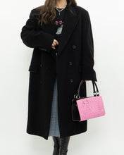 Load image into Gallery viewer, Vintage x Made in Canada x Black Wool &amp; Cashmere Trench (S-L)