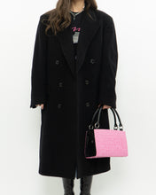 Load image into Gallery viewer, Vintage x Made in Canada x Black Wool &amp; Cashmere Trench (S-L)