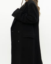 Load image into Gallery viewer, Vintage x Made in Canada x Black Wool &amp; Cashmere Trench (S-L)