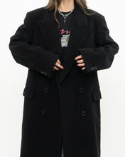 Load image into Gallery viewer, Vintage x Made in Canada x Black Wool &amp; Cashmere Trench (S-L)