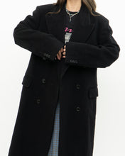 Load image into Gallery viewer, Vintage x Made in Canada x Black Wool &amp; Cashmere Trench (S-L)