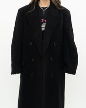 Load image into Gallery viewer, Vintage x Made in Canada x Black Wool &amp; Cashmere Trench (S-L)