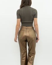 Load image into Gallery viewer, Vintage x Made in Canada x TRISTAIN &amp; ISEUT Bronze Leather Pant (S)