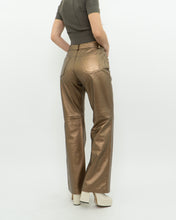 Load image into Gallery viewer, Vintage x Made in Canada x TRISTAIN &amp; ISEUT Bronze Leather Pant (S)