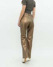 Load image into Gallery viewer, Vintage x Made in Canada x TRISTAIN &amp; ISEUT Bronze Leather Pant (S)