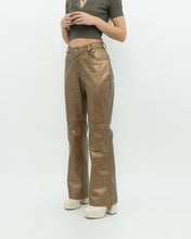 Load image into Gallery viewer, Vintage x Made in Canada x TRISTAIN &amp; ISEUT Bronze Leather Pant (S)