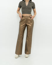 Load image into Gallery viewer, Vintage x Made in Canada x TRISTAIN &amp; ISEUT Bronze Leather Pant (S)