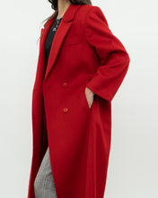 Load image into Gallery viewer, Vintage x Made in Canada x Heavy Red Wool Trench (XS-M)