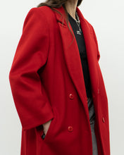 Load image into Gallery viewer, Vintage x Made in Canada x Heavy Red Wool Trench (XS-M)