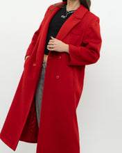 Load image into Gallery viewer, Vintage x Made in Canada x Heavy Red Wool Trench (XS-M)