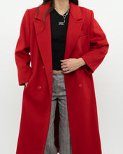 Load image into Gallery viewer, Vintage x Made in Canada x Heavy Red Wool Trench (XS-M)