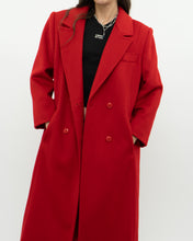 Load image into Gallery viewer, Vintage x Made in Canada x Heavy Red Wool Trench (XS-M)