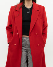 Load image into Gallery viewer, Vintage x Made in Canada x Heavy Red Wool Trench (XS-M)