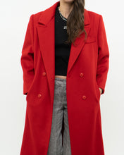 Load image into Gallery viewer, Vintage x Made in Canada x Heavy Red Wool Trench (XS-M)