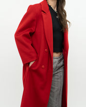 Load image into Gallery viewer, Vintage x Made in Canada x Heavy Red Wool Trench (XS-M)