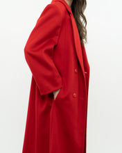 Load image into Gallery viewer, Vintage x Made in Canada x Heavy Red Wool Trench (XS-M)