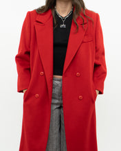 Load image into Gallery viewer, Vintage x Made in Canada x Heavy Red Wool Trench (XS-M)