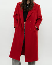 Load image into Gallery viewer, Vintage x Made in Canada x Heavy Red Wool Trench (XS-M)