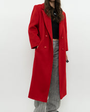 Load image into Gallery viewer, Vintage x Made in Canada x Heavy Red Wool Trench (XS-M)