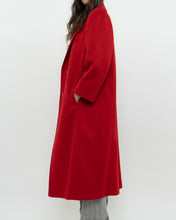 Load image into Gallery viewer, Vintage x Made in Canada x Heavy Red Wool Trench (XS-M)