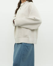 Load image into Gallery viewer, Modern x Cream Ribbed Chunky Knit Sweater (XS-M)