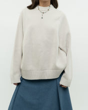 Load image into Gallery viewer, Modern x Cream Ribbed Chunky Knit Sweater (XS-M)