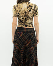 Load image into Gallery viewer, Vintage x Black Plaid Detailed Midi Skirt  (S, M)