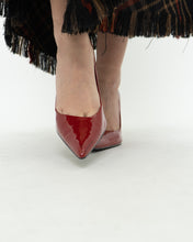 Load image into Gallery viewer, Vintage x Deadstock x Red Patent Leather Stilettos (7, 7.5)