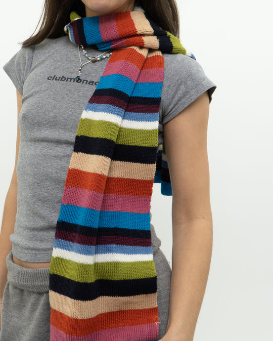 Vintage x Multi Stripe Knit Scarf