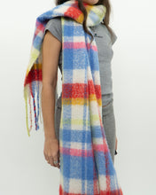 Load image into Gallery viewer, Modern x Ultra Soft Blue Plaid Oversized Scarf