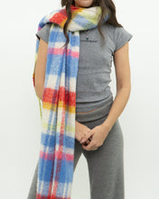 Load image into Gallery viewer, Modern x Ultra Soft Blue Plaid Oversized Scarf