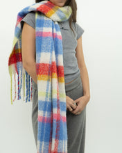 Load image into Gallery viewer, Modern x Ultra Soft Blue Plaid Oversized Scarf