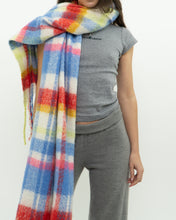 Load image into Gallery viewer, Modern x Ultra Soft Blue Plaid Oversized Scarf