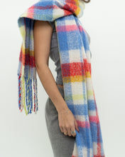 Load image into Gallery viewer, Modern x Ultra Soft Blue Plaid Oversized Scarf