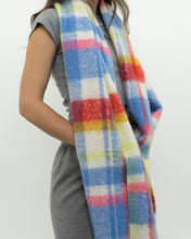 Load image into Gallery viewer, Modern x Ultra Soft Blue Plaid Oversized Scarf