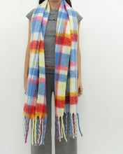 Load image into Gallery viewer, Modern x Ultra Soft Blue Plaid Oversized Scarf