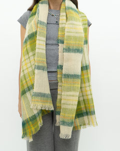 Vintage x Mohair Plaid Scarf