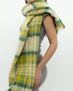 Vintage x Mohair Plaid Scarf