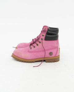 TIMBERLAND x Hot Pink Boots (8W)