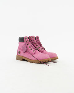 TIMBERLAND x Hot Pink Boots (8W)